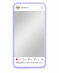 Espejo Instagram Personalizado con Luz LED | 120x60 cm
