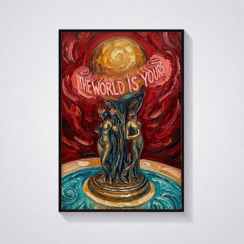 Cuadro The World is Yours | Decoración de pared